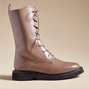 Anthropologie Pilcro Lace-Up Stompy Boots